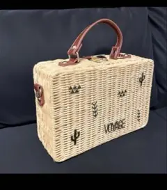 セール✨ACCOMMODEアコモデ ボヤージュ✨カゴのバッグ✨これからの季節に✨のサムネイル