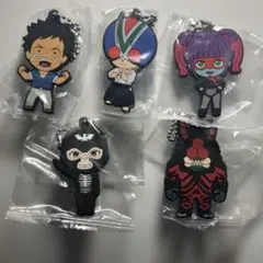 【新品】東島丹三郎は仮面ライダーになりたい カプセルラバーマスコット5点セット