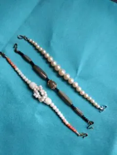 羽織紐　3点セット　珊瑚