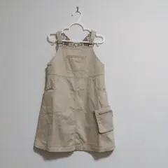 BURBERRY ノバチェック　ジャンバースカート　バックジップ　120cm