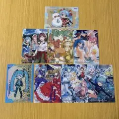 初音ミク　キラキラ　カード　8枚