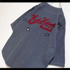 Karl Helmut カールヘルム ベースボールシャツ ワッペン 背面でかロゴ