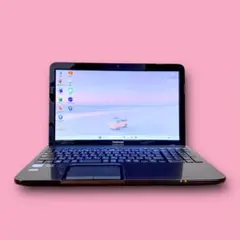 オフィス2021✨高性能4コアi7 快適SSD メモリ8 東芝ノートパソコン黒