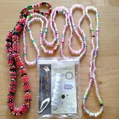 ビーズとゴムのセット