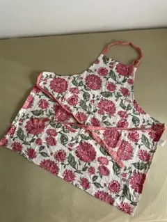 【Francfranc】　エプロン　花柄