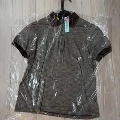 GUCCI GGパターン ポロシャツ XS GUCCI Retro Embroidered Patch Men's Polo Shirt Short Sleeve Size