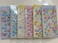 6枚セット しずくちゃん ボンボンドロップ風シール