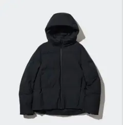 ユニクロ レディース シームレスダウンパーカ S ブラック