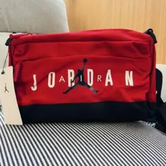 【AIR JORDAN/NIKE】キッズボディバッグ レッド/ブラック