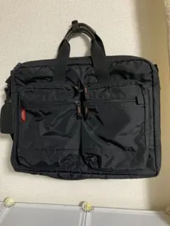 マンハッタンパッセージ/ブラックナイロンショルダーバッグ