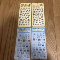 ぷくぷくシール　ミッフィー　トムとジェリー　4枚セット　シール　正規品