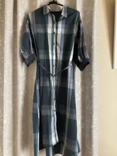 RAY CASSIN チェック柄シャツワンピース