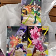 HUNTER×HUNTERフィギュア ゴン キルア ヒソカ G.I.編 セット