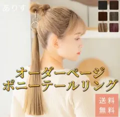 オーダーページ エクステ リングエクステ ポニーテールリング ウィッグのサムネイル