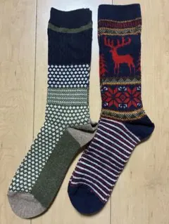 新品　未使用　アノニマスイズム　 ジャガード織　2足セットで