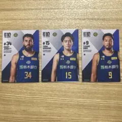 Bリーグカード 宇都宮ブレックス 高島紳司 アイザックフォトゥ 星川開