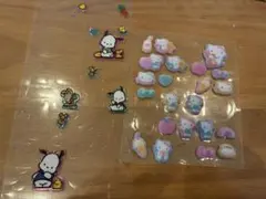 シール残り　キティ　ポチャッコ