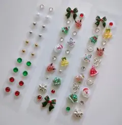 クリスマス　耳つぼジュエリー　60粒　ステンレス