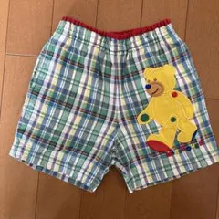 ミキハウス チェック柄パンツ 90サイズ