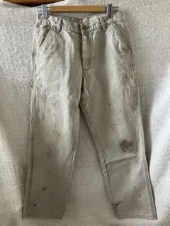 ◆美品◆クラフツマンCRAFTSMANペインターパンツグレーベージュアメリカ古着