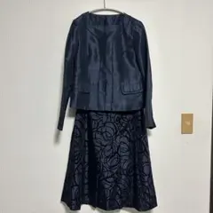 ☆K&S☆ノーカラージャケット&スカート☆セットアップ・フォーマル☆9AR☆