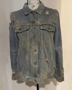 COSMIC WONDER JEANS クラッシュ加工 デニムジャケット