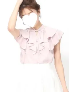 MISCH MASCH ダブルフリルブラウス