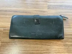 レザー 長財布 黒 ベージュ 内側