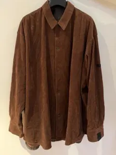 n.hoolywood コーデュロイシャツ　ブラウン　エヌハリ