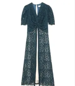 【新品タグ付き】リリーブラウン　ワンピース　グリーン サイズ0
