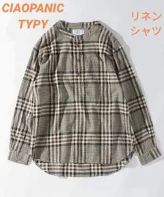 CIAOPANIC TYPY フランダースリネン プルオーバー シャツ 麻 春夏