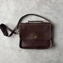 ☆*☆様 希少✨COACH コーチ ビンテージ 5180 ブルリーフケース 2w