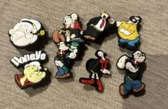 ポパイ クロックスシビッツ　8個セット　シューズアクセサリー