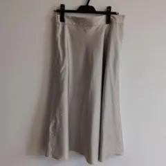 ベージュ フレアスカート 11号
