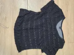GU レース Tシャツ キッズ ブラック