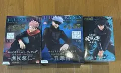 【3点セット】呪術廻戦フィギュア虎杖悠仁・五条悟・伏黒恵（ぬーどるストッパー他）