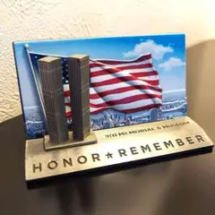 USA　アメリカ　WTC　911　星条旗　オブジェ　メモリアル　現地購入