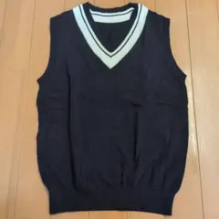 スクールベスト　ニットベスト　XL