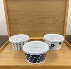 波佐見焼　藍丸紋　レンジ３点セット❣️特別価格❣️のサムネイル