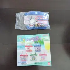 サンリオキャラクターズ プールバッグ風ミニポーチ　ポチャッコ