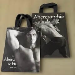 Abercrombie & Fitch ショップ袋 2枚セットのサムネイル