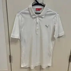 PUMA ホワイト ポロシャツ M