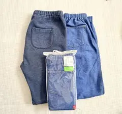 ユニクロ ストレッチパンツ レギンス 120cm 3点セット　まとめ売り