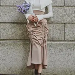 ドロストデザイン ロングタイトスカート