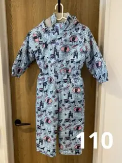 スノーウェア　110 女の子　水色