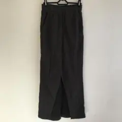 X-girl ダークグレー スリット入りタイトスカート