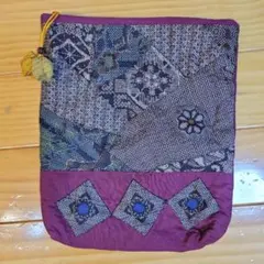大島紬パッチワークBag