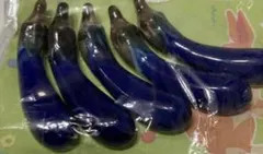 ナス型　箸置き　5個セット　焼き物