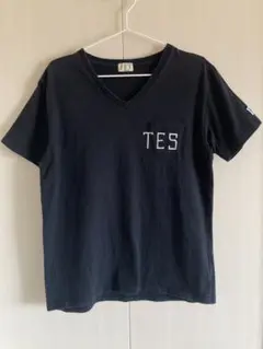 TES Vネック Tシャツ M ブラックのサムネイル