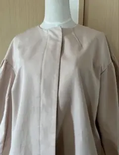 simplicite ノーカラーコクーンコート